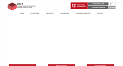 Desktop Screenshot of dafa.com.pl