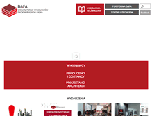 Tablet Screenshot of dafa.com.pl